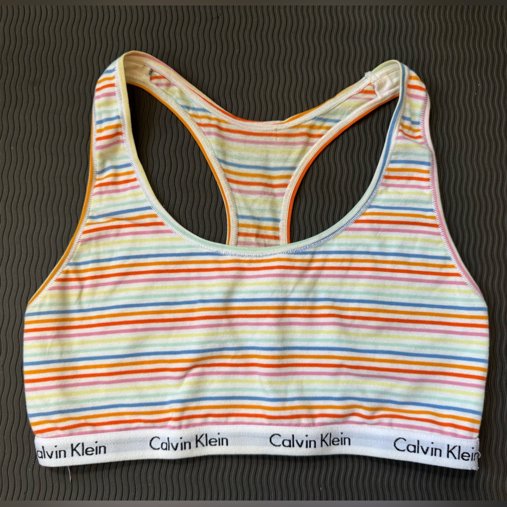 Calvin Klein Cotton Racerback Bra